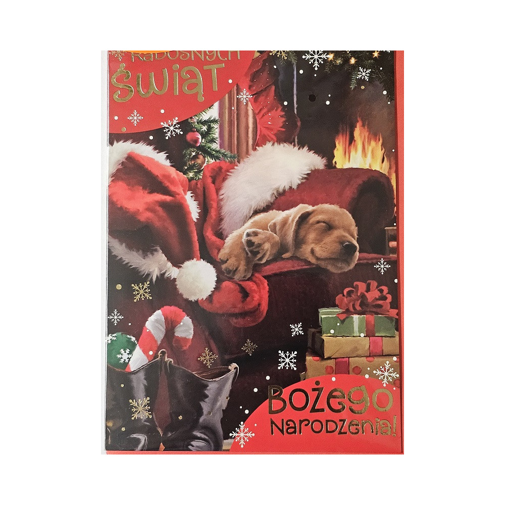 kartki z okazji Bożego Narodzenia Boże Narodzenie 11,5 cm *16,5 cm PP-2267