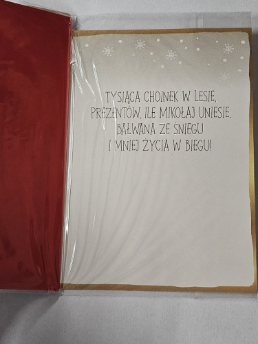 kartki z okazji Bożego Narodzenia Boże Narodzenie 11,5 cm *16,5 cm PP-2266