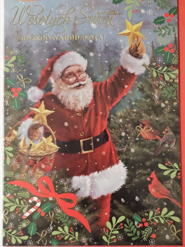 kartki z okazji Bożego Narodzenia Boże Narodzenie 11,5 cm *16,5 cm PP-2265