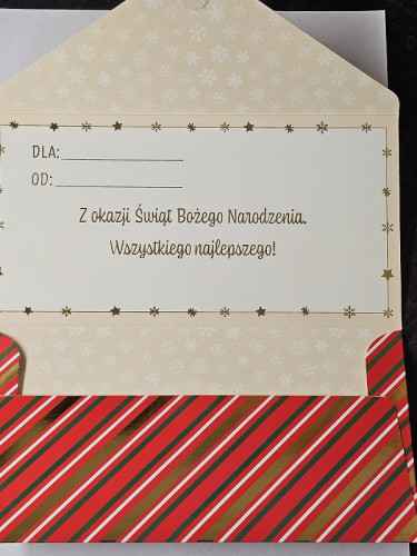 Koperta podarunkowa KOP-001 BN