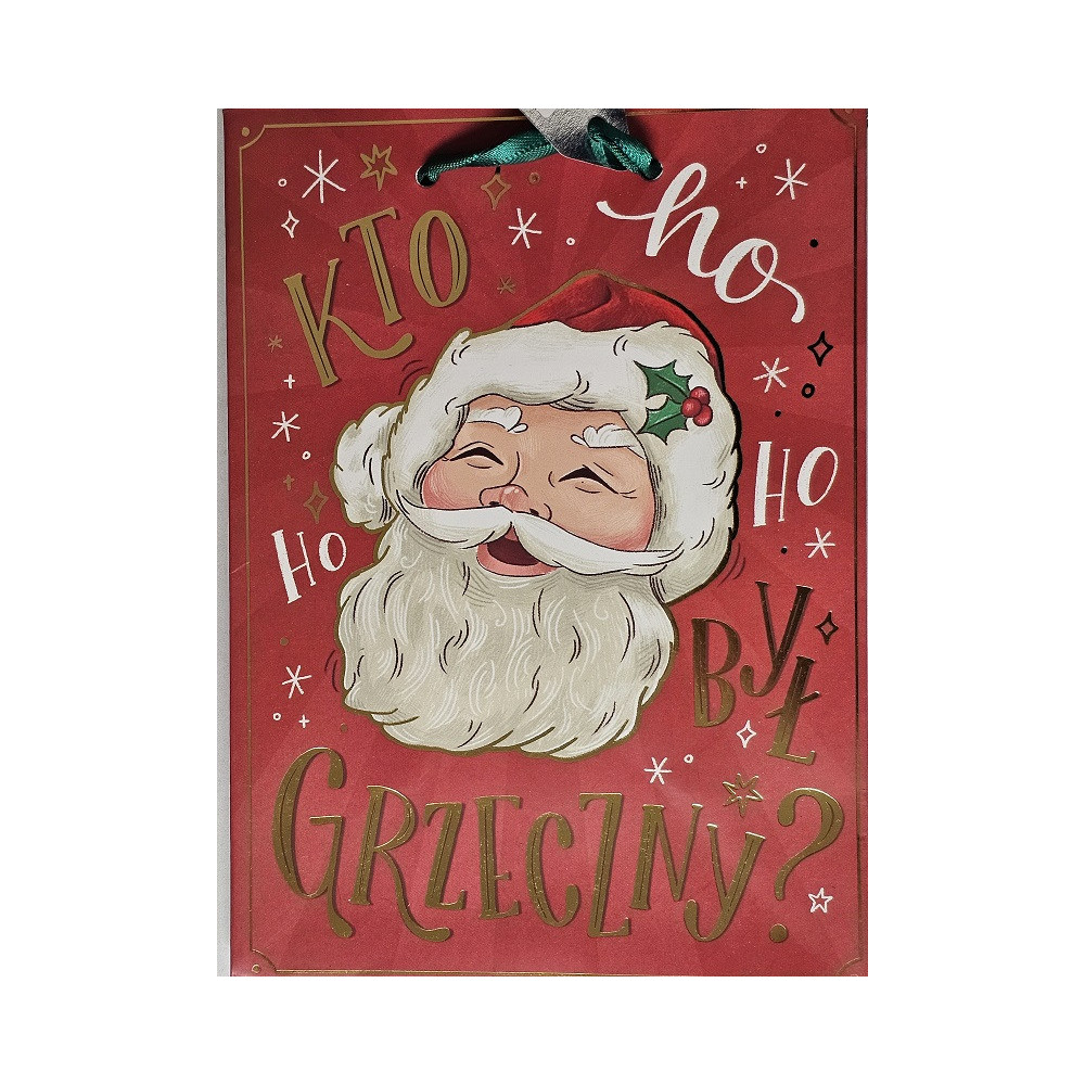 Świąteczna Torebka od Świętego Mikołaja 12,8 x 17,9 x 8 cm T-01