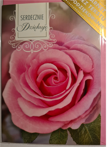 Kartki z okazji podziękowanie, dziękuje  11,7 cm *16,5 cm 11756687710