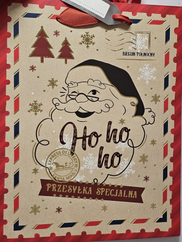 Świąteczna Torebka 17,7 x 22,8 x 9,8 cm T-22