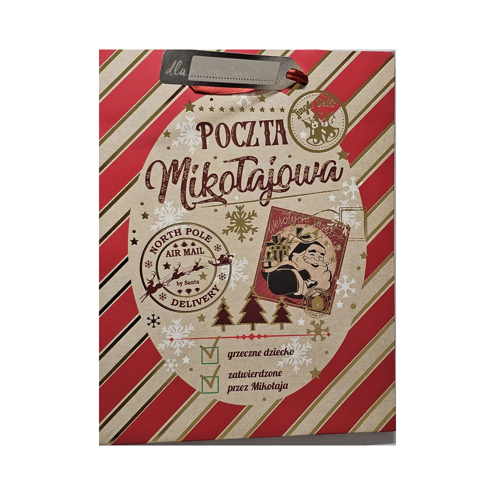 Świąteczna Torebka 17,7 x 22,8 x 9,8 cm T-23