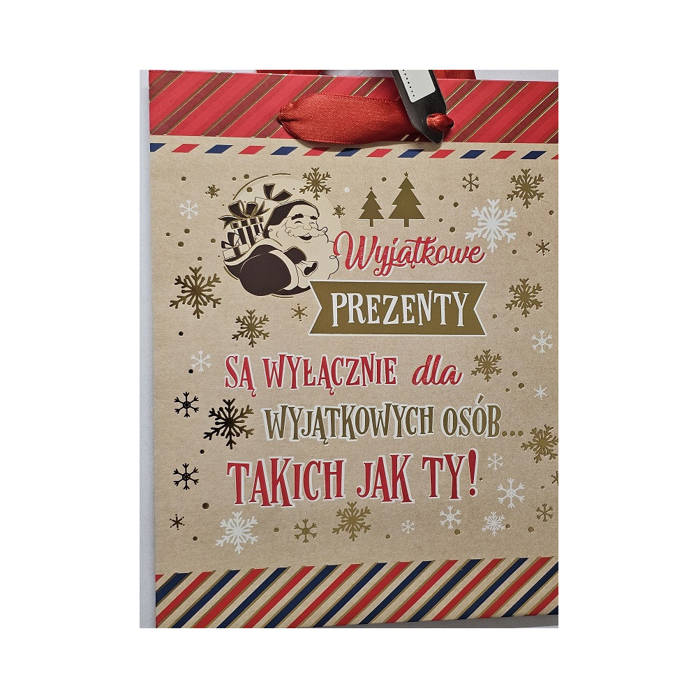 Świąteczna Torebka 17,7 x 22,8 x 9,8 cm T-24