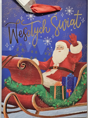 Świąteczna Torebka 17,7 x 22,8 x 9,8 cm T-25