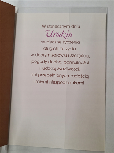 Kartki urodzinowe kartka urodzinowa 12 cm *16,5 cm 11746903426