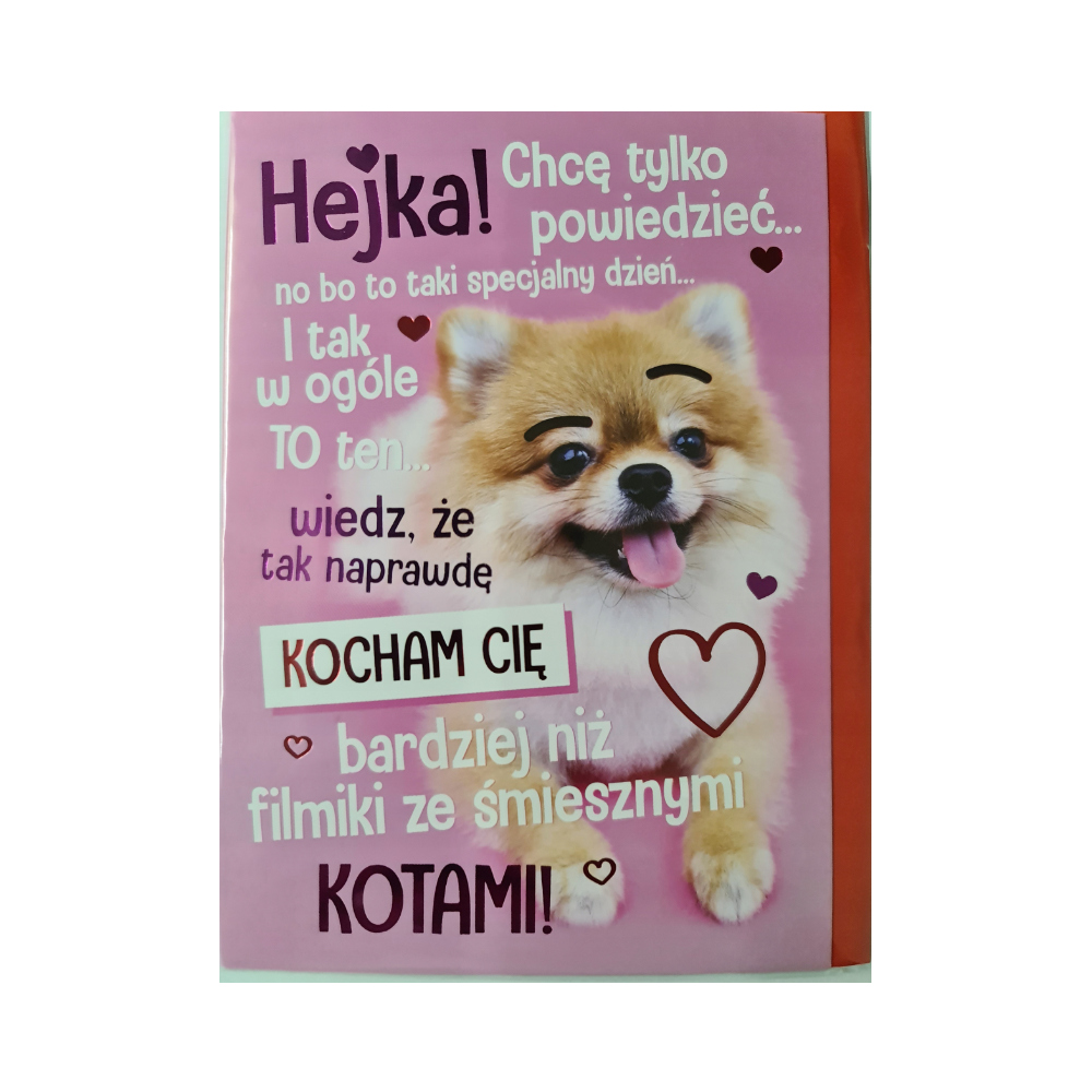 Kartka na Walentynki kartki na dzień zakochanych 11,9 cm *16,2 cm  16897829429