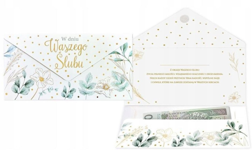 Koperta podarunkowa KOP-025 Ślub