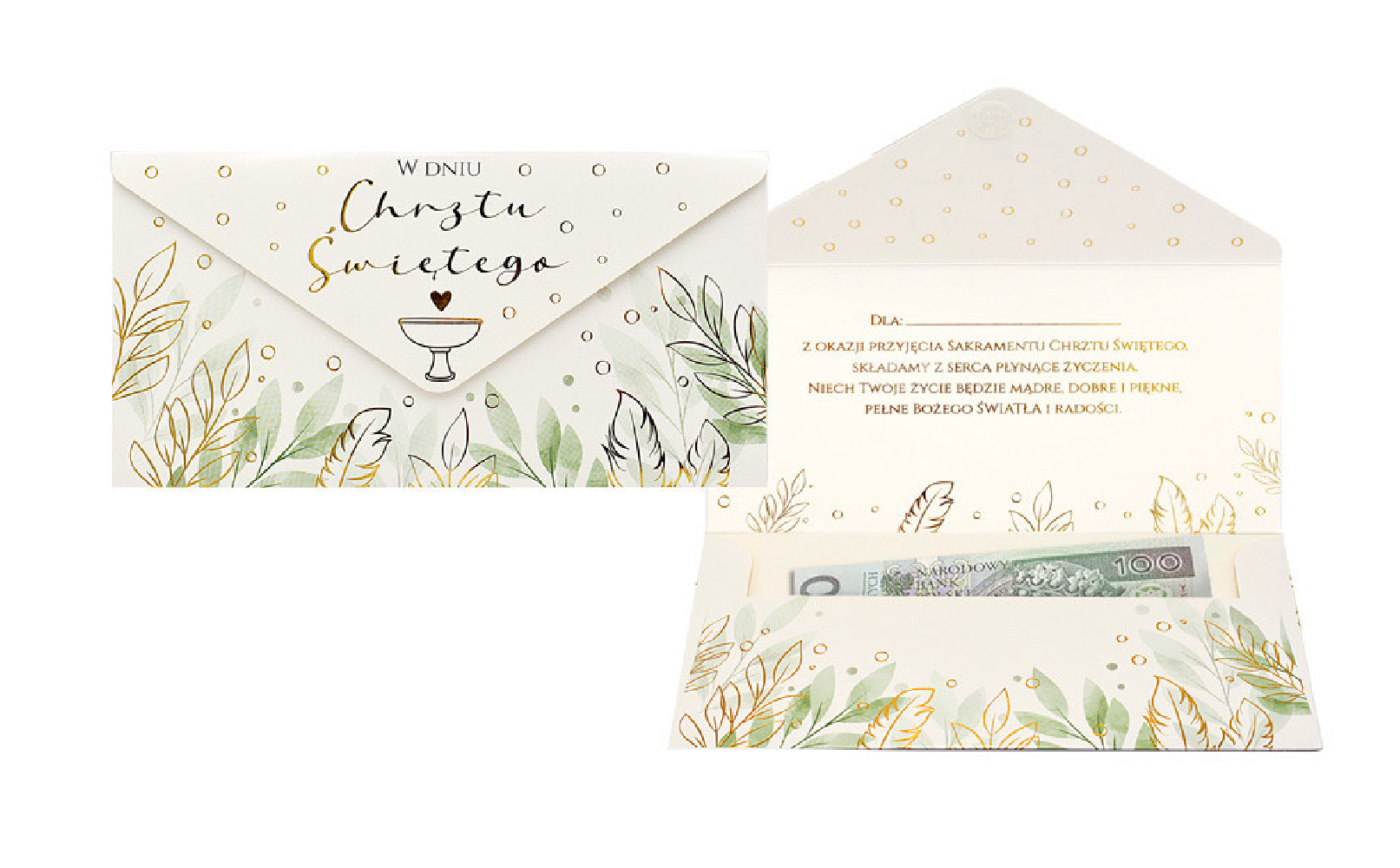 Koperta podarunkowa KOP-040 Chrzest