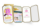 kartka urodzinowa na 18 lat  11,3 cm *21,5 cm PM-447