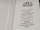 kartka urodzinowa na 60 lat 13 cm *20,4 cm  PS18