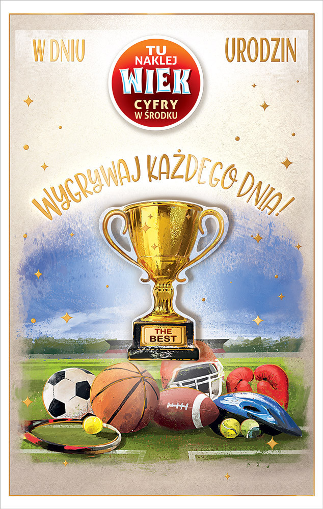 Kartki urodzinowe z naklejaną cyfrą kartka urodzinowa WESOŁE Zabawna   13 cm *20,4 cm CR07