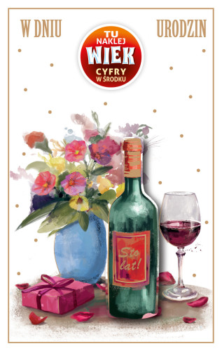 Kartki urodzinowe z naklejaną cyfrą kartka urodzinowa WESOŁE Zabawna   13 cm *20,4 cm CR09