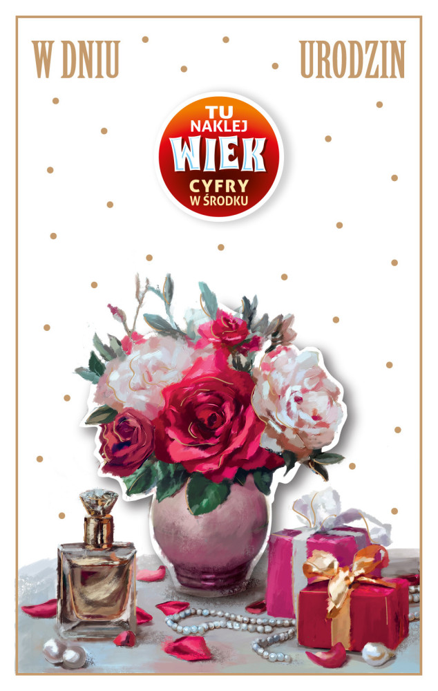 Kartki urodzinowe z naklejaną cyfrą kartka urodzinowa WESOŁE Zabawna   13 cm *20,4 cm CR10