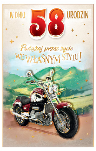 Kartki urodzinowe z naklejaną cyfrą kartka urodzinowa WESOŁE Zabawna   13 cm *20,4 cm CR03