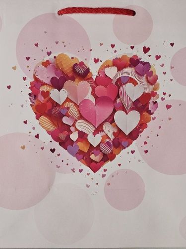 Walentynkowa torebka prezentowa 19x23cm T4_WAL_16