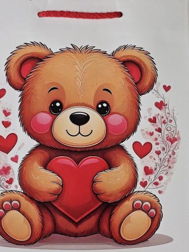 Walentynkowa torebka prezentowa 19x23cm T4_WAL_16