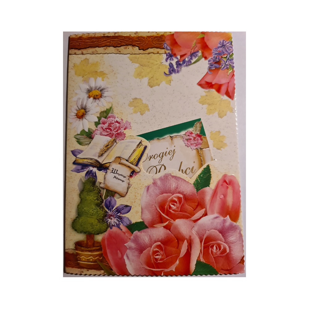 DZIEŃ BABCI kartka karnet NA DZIEŃ BABCI  11,7 cm *16,7cm 11687883655