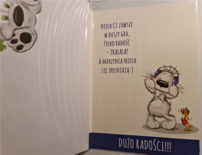 Kartki urodzinowe kartka urodzinowa WESOŁE Zabawna 11,7 cm *16,5 cm  11668524765