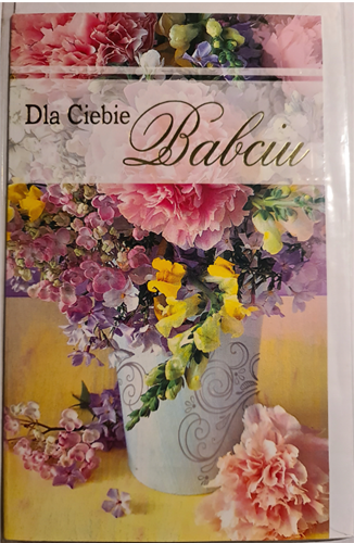 DZIEŃ BABCI kartka karnet NA DZIEŃ BABCI 11,4 cm *18,8 cm 11687851466