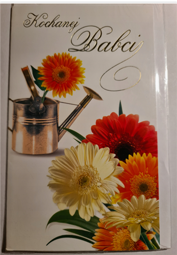 DZIEŃ BABCI kartka karnet NA DZIEŃ BABCI  11,4 cm *18,8 cm 11687853361
