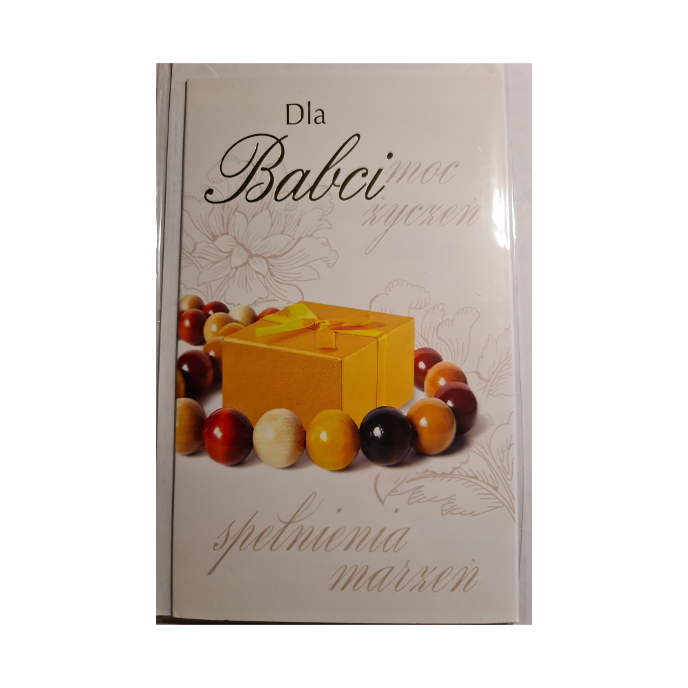 DZIEŃ BABCI kartka karnet NA DZIEŃ BABCI  11,4 cm *18,8 cm 11687857574