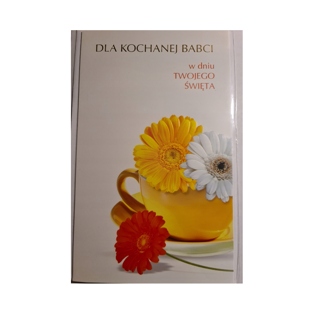 DZIEŃ BABCI kartka karnet NA DZIEŃ BABCI   11,4 cm *18,8 cm 11687860813