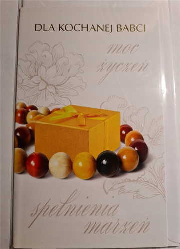 DZIEŃ BABCI kartka karnet NA DZIEŃ BABCI  11,4 cm *18,8 cm 11687863705