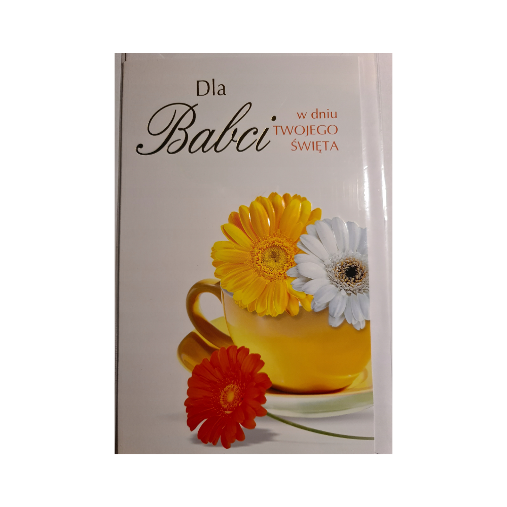 DZIEŃ BABCI kartka karnet NA DZIEŃ BABCI   11,4 cm *18,8 cm 11687861543