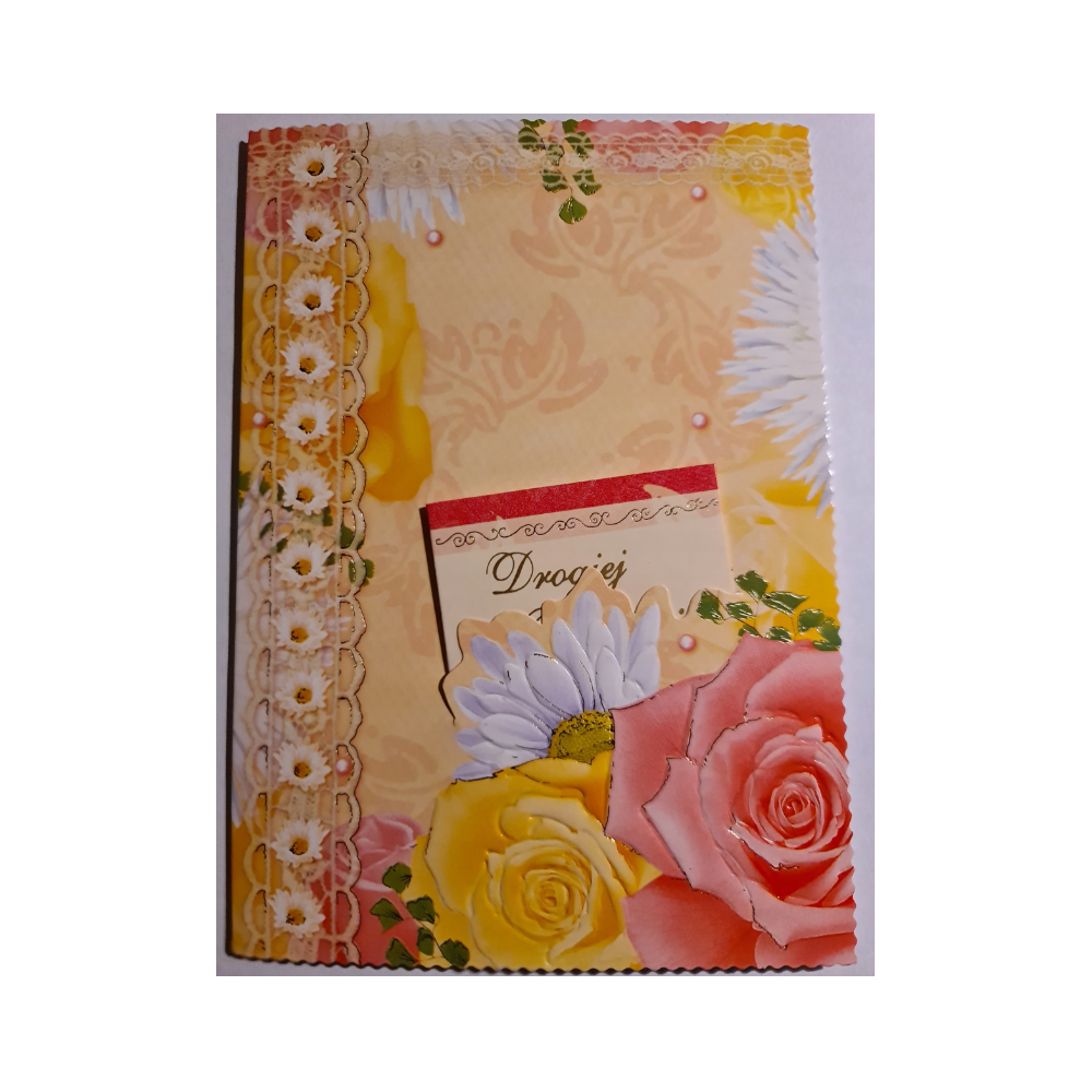 DZIEŃ BABCI kartka karnet NA DZIEŃ BABCI 11,7 cm *16,7cm 11687879381